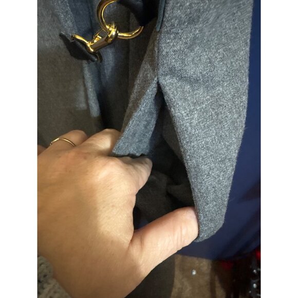 Lola Paris Gray Sleeveless Dress With Gold Buckle Accent Size 36 - Picture 4 of 6